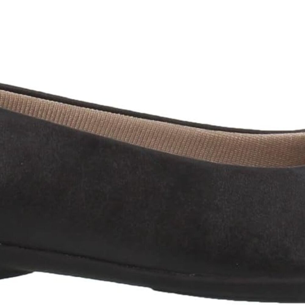 Women's Faux Leather Flats 8 Medium Wide Slip-On Comfort Stylish - Picture 2 of 8